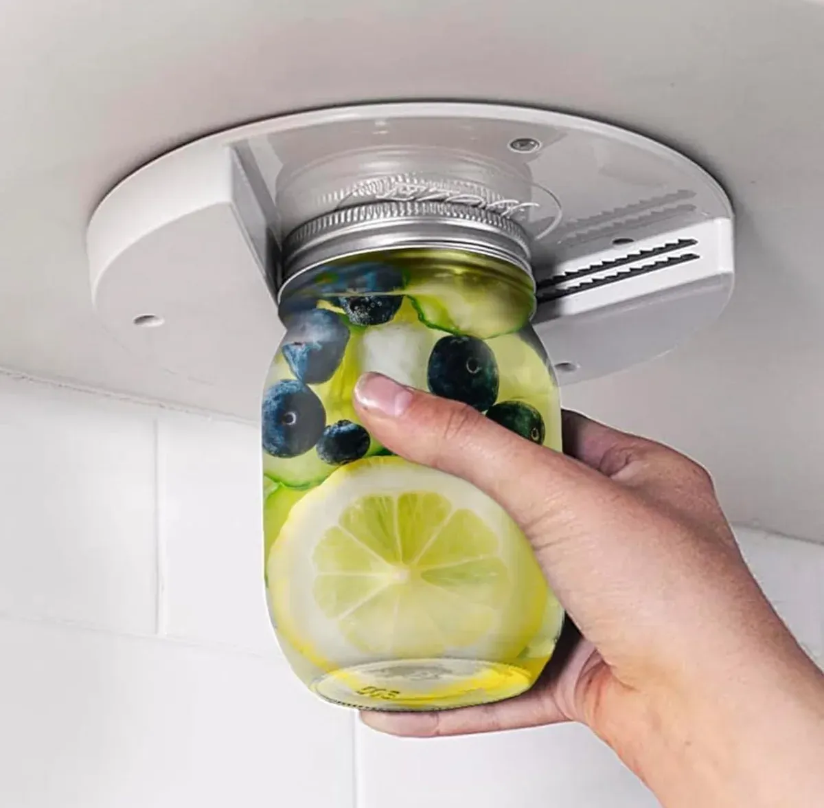 under-cabinet jar opener